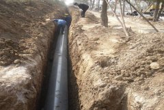 PVC-U管与PE管施工的土方量比较